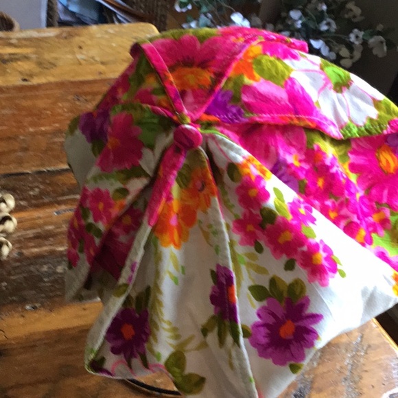 Rare Aaardvard’s ODD ARK Floral  vintage Print Floppy Hat main image 5